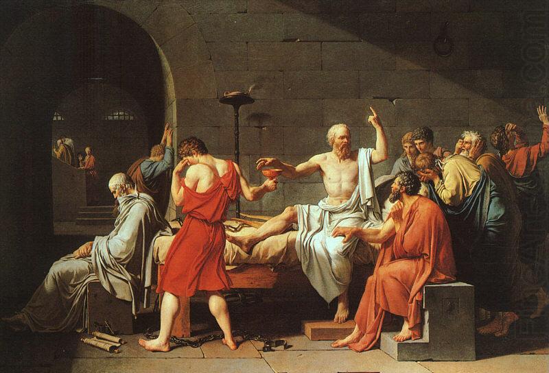 Jacques-Louis David The Death of Socrates china oil painting image